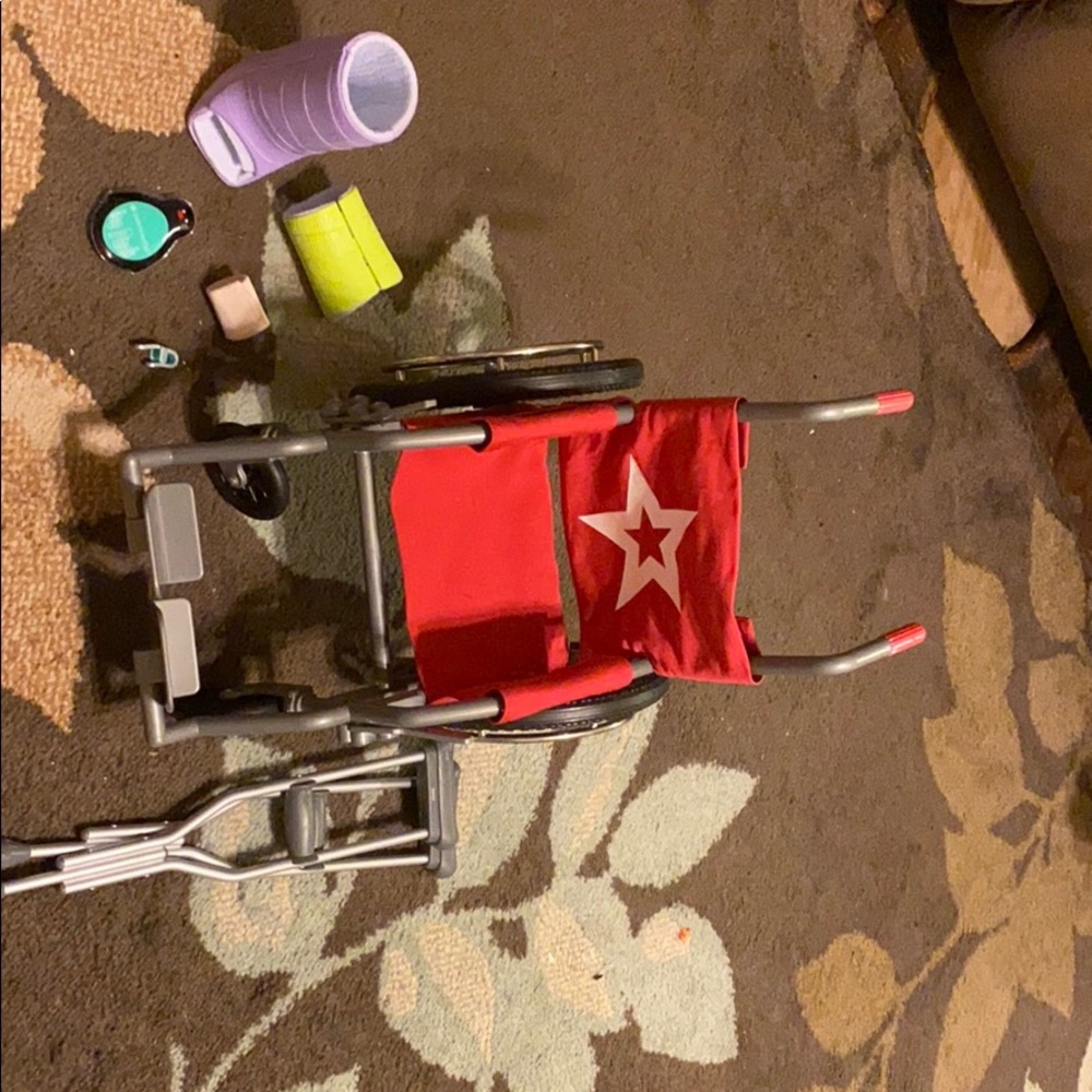 American Girl Wheelchair & Accesories